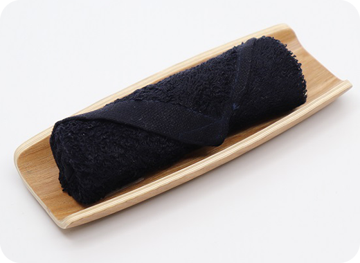 ブラック/飲食店におすすめのおしぼり